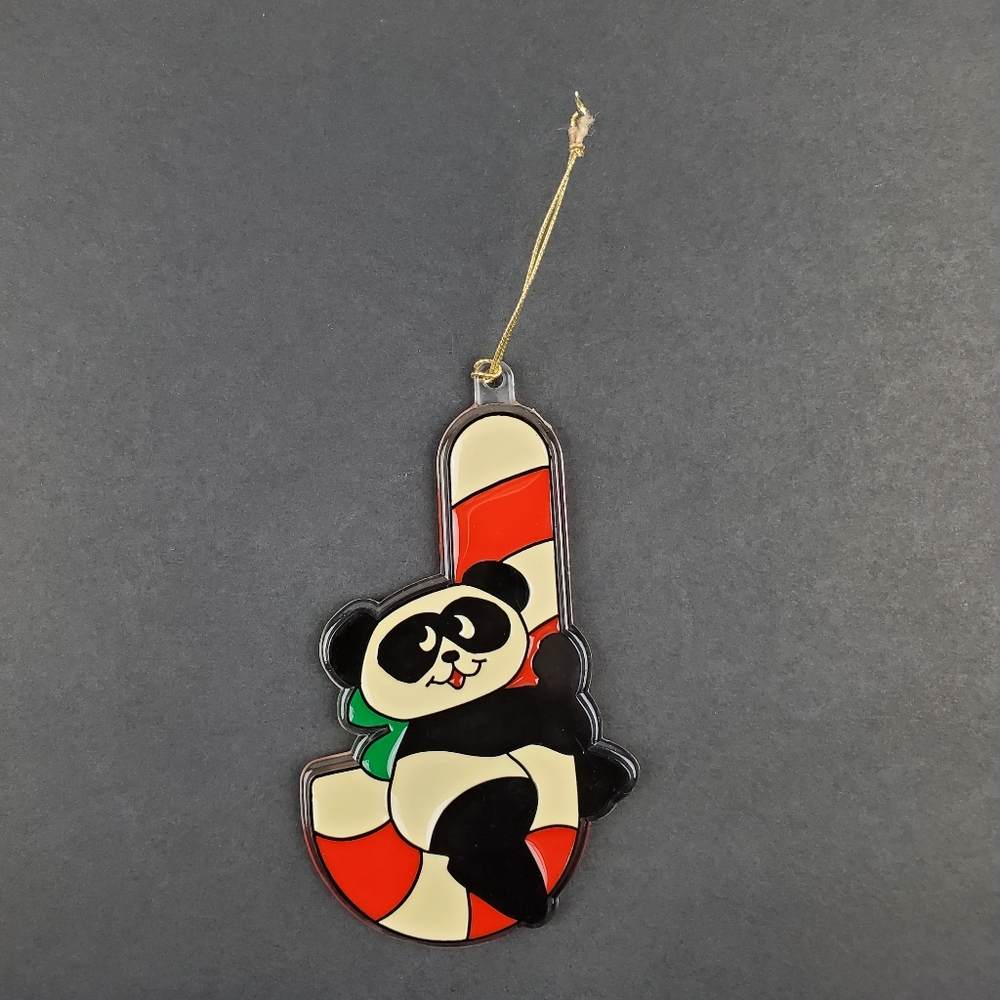 Hallmark 1981 vintage Shirt Tales panda ornament